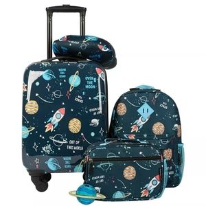 Travelers Club Kid’s 5 pc. Travel Set - Space -NIB